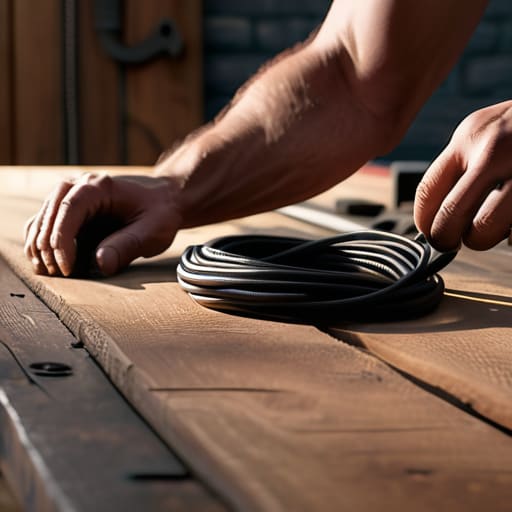 Inspecting power cables before they fail you.