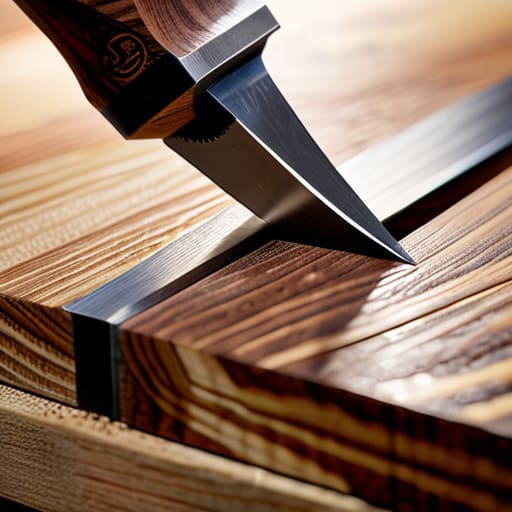 Scoring Wood Fibers Instead of Smearing Lead.