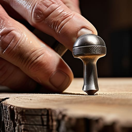Using a Ball Peen Hammer With Nail Punch for Control