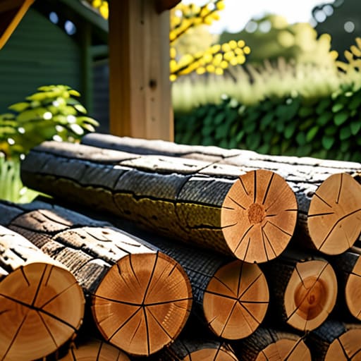 Building a Wooden Log Rack That Defies Moisture.