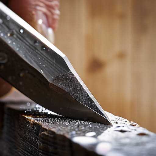 Honing a Bevel Edge for Surgical Precision