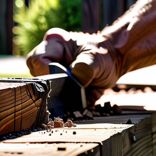 Replacing Rotten Wood Posts With Surgical Precision