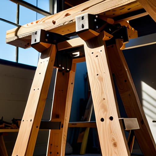 Stable Sawhorse Construction for Absolute Rigidity