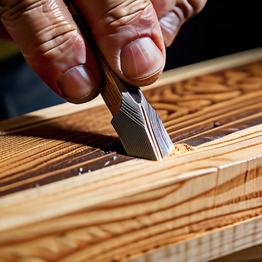 Wood Grain Texture Restoration Through Precise Application