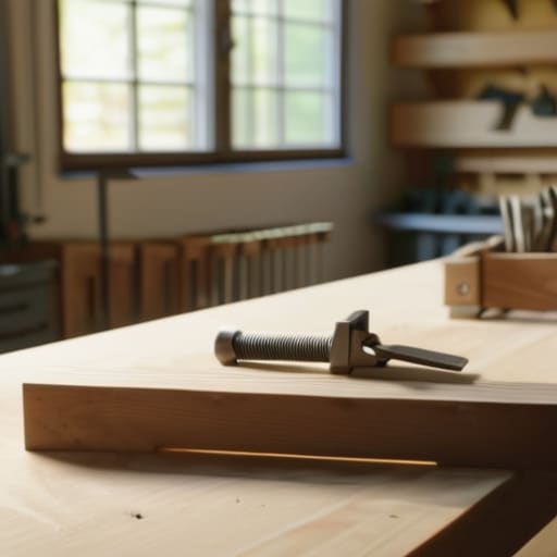 A Bench Worth Working At tool rack.