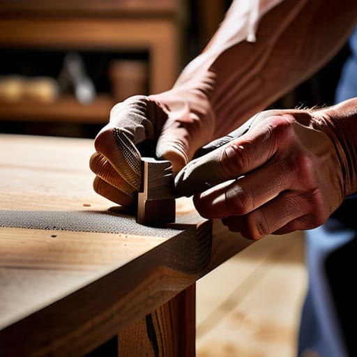 Don't Rush the Finish: clean wood joints.