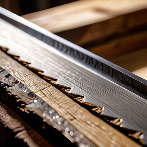 Final Thoughts on the Blade: saw inspection.