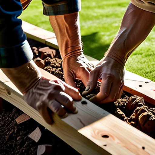Building a garden arch: Finishing the job.