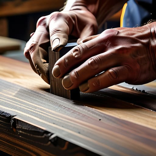 Finishing the job properly by restoring wood.