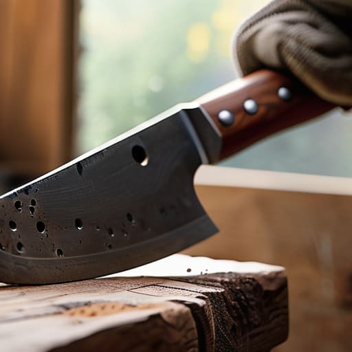 Sharpening an axe: Respect the Edge.