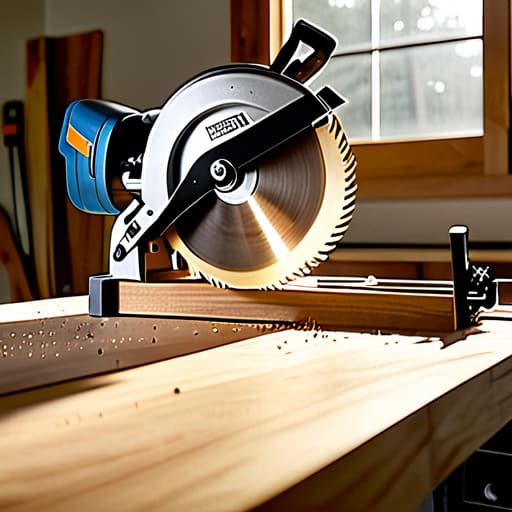 Testing a mitre saw for The Final Cut.