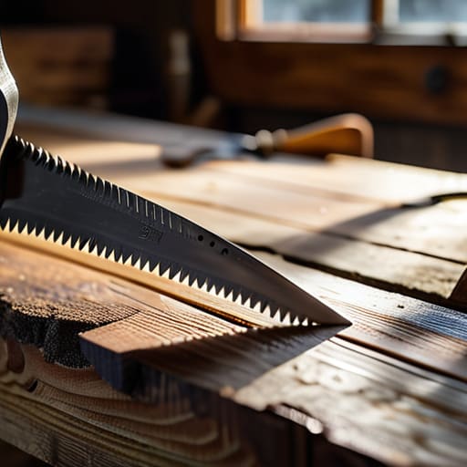 Inspecting the precision of The Finished Edge.